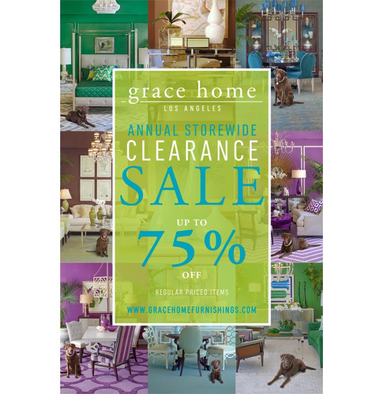 2017 Annual Storewide Clearance Sale - Grace Home Furnishings