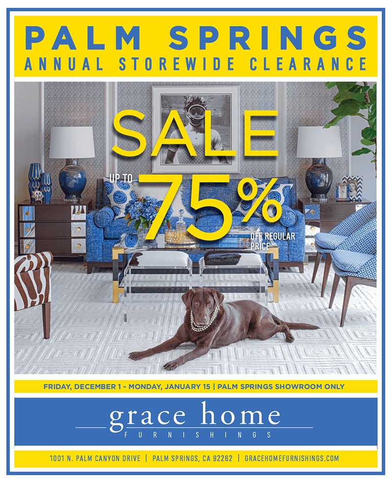 Palm Springs Annual Clearance Sale - Grace Home Furnishings